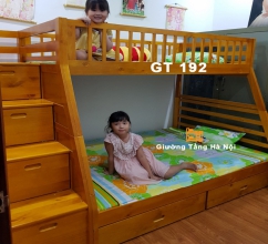 Giường tầng cầu thang hộp