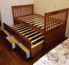 Giường tầng xuất khẩu GT 092 rộng 1m2